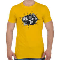 printfashion Gorilla - Férfi póló - Sárga