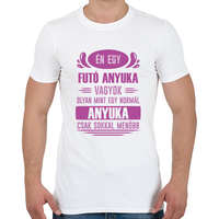 printfashion Futó anyuka - Férfi póló - Fehér