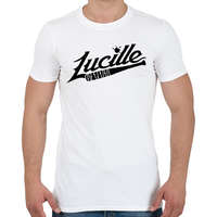 printfashion Walking Dead - Lucille - Férfi póló - Fehér