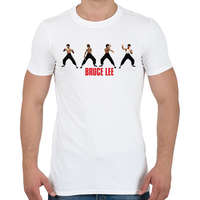 printfashion Bruce Lee - Férfi póló - Fehér