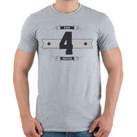 printfashion b-day-04-dark-lightgrey - Férfi póló - Sport szürke