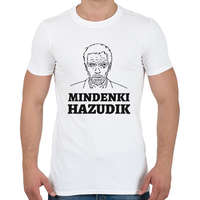 printfashion Dr. House - mindenki hazudik - Férfi póló - Fehér