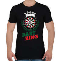 printfashion Dart King - Férfi póló - Fekete