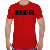 printfashion One Punch Man logo - Férfi póló - Piros