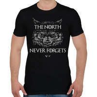 printfashion Észak nem felejt - Férfi póló - Fekete