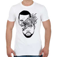 printfashion Kanye West - Férfi póló - Fehér