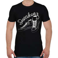 printfashion Tornacipő - Férfi póló - Fekete