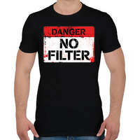 printfashion Filter nélkül! - Férfi póló - Fekete