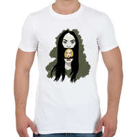 printfashion Two Face - Férfi póló - Fehér