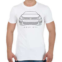 printfashion Volkswagen Golf GTI - Férfi póló - Fehér