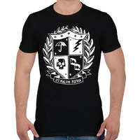 printfashion Umbrella academy shield invert - Férfi póló - Fekete