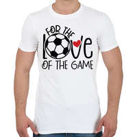 printfashion For the love of the game - Férfi póló - Fehér