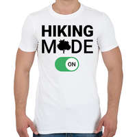 printfashion Hiking mode on! - Férfi póló - Fehér