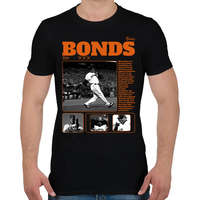 printfashion Barry Bonds - baseball - Férfi póló - Fekete