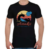 printfashion Surf Arrakis - Férfi póló - Fekete