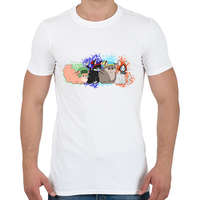 printfashion South park cicák - Férfi póló - Fehér