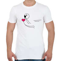 printfashion Mágneses vonzás - Férfi - Férfi póló - Fehér