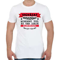 printfashion Vigyázat nyugdíjas - Férfi póló - Fehér