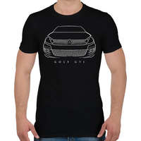 printfashion Volkswagen Golf GTI - Férfi póló - Fekete
