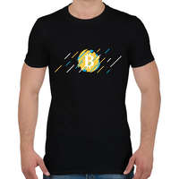 printfashion BITCOIN 4 EVER 64 - Férfi póló - Fekete