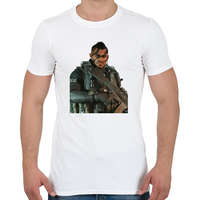 printfashion John "Soap" Mactavish - Férfi póló - Fehér