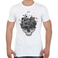 printfashion My head is a jungle - Férfi póló - Fehér