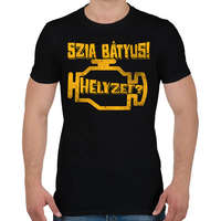 printfashion Szia Bátyus! Helyzet? (Check Engine) - Férfi póló - Fekete