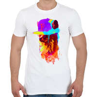 printfashion Foxeys favourite cap - Férfi póló - Fehér