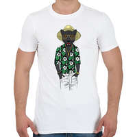printfashion Fashion Panther - Férfi póló - Fehér