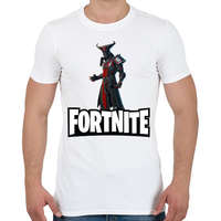 printfashion Fortnite Boss Obsidian - Férfi póló - Fehér