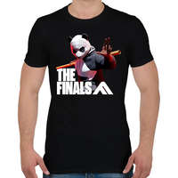 printfashion The Finals - Panda skin - Férfi póló - Fekete