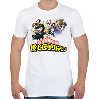 printfashion My hero academia - Férfi póló - Fehér