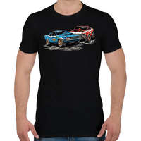 printfashion Roncsderbi - Férfi póló - Fekete