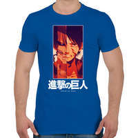 printfashion Singeki no kjodzsin character - Férfi póló - Királykék