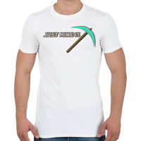 printfashion Just mine it - Férfi póló - Fehér