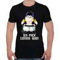 printfashion SIX -PACK COMING SOON - Férfi póló - Fekete