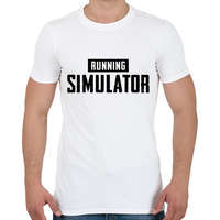printfashion Running simulator - Férfi póló - Fehér