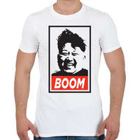 printfashion Kim Jong Boom - Férfi póló - Fehér