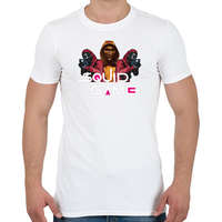 printfashion Squid game boss and soldiers 2 - Férfi póló - Fehér
