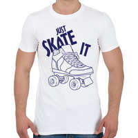printfashion Just skate it - Férfi póló - Fehér