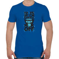 printfashion Gorilla - fuck off - Férfi póló - Királykék