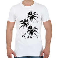 printfashion Miami - Férfi póló - Fehér