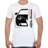 printfashion Alfa Romeo Mito - fekete - Férfi póló - Fehér