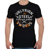 printfashion Valyrian acél kard - Férfi póló - Fekete