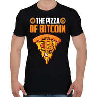 printfashion BITCOIN 4 EVER 62 - Férfi póló - Fekete