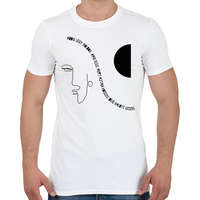 printfashion Addig légy boldog - Férfi póló - Fehér