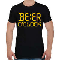 printfashion Sör óra - Férfi póló - Fekete