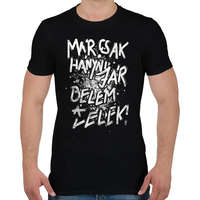 printfashion Már csak hányni jár belém a lélek! - Férfi póló - Fekete