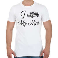 printfashion I love my Mini - Férfi póló - Fehér