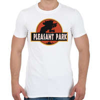 printfashion Fortnite Pleasant Park - Férfi póló - Fehér